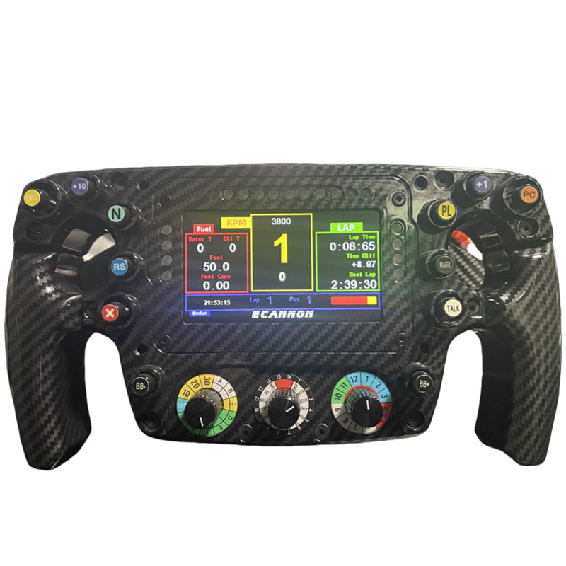 Equation Carbon Fiber Steering Wheel For Logitech Fanatec Thrustmaster Simagic F1 Racing Simulator