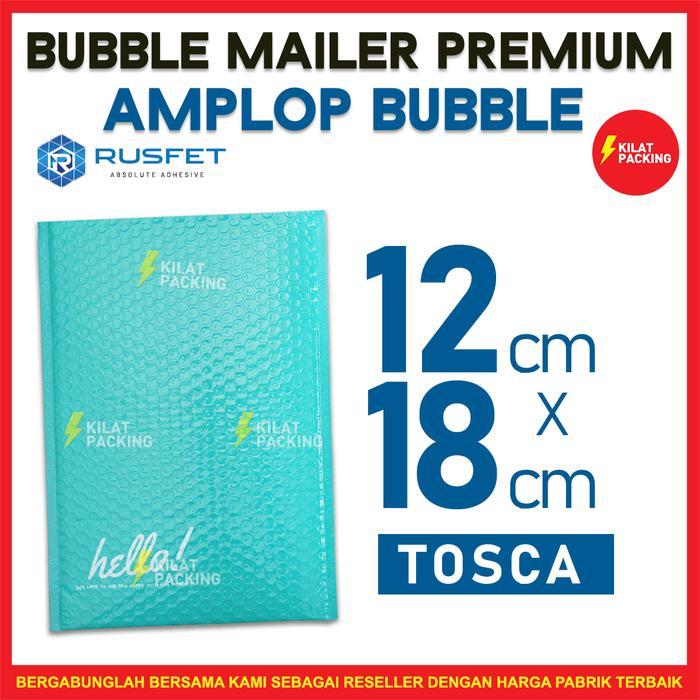 AMPLOP BUBBLE MAILER RUSFET TOSCA 12x18 TERMURAH