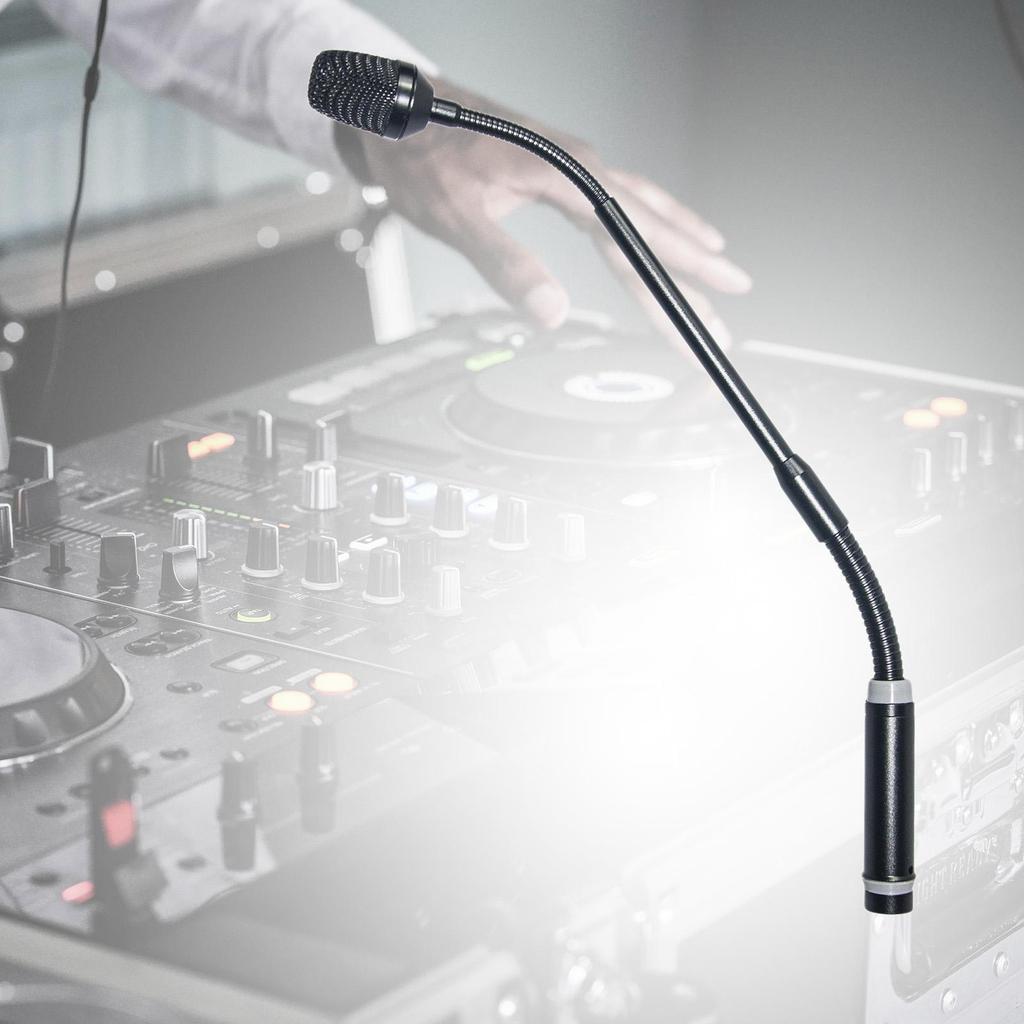 Gooseneck Microphone Dynamic DJ Microphone for Recording Chatting KTV Bar