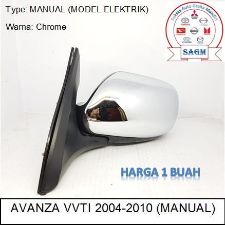 Spion Avanza Xenia Vvti 2004-2010 (Manual Model Elektrik) Chrome
