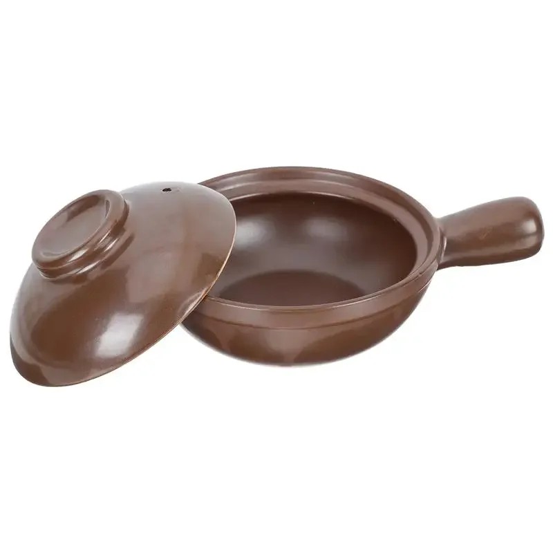 Pot Soup Casserole Ceramic Cooking Lid Stew Clay Pan Earthenware Bowl Rice Cooker Hot Porcelain