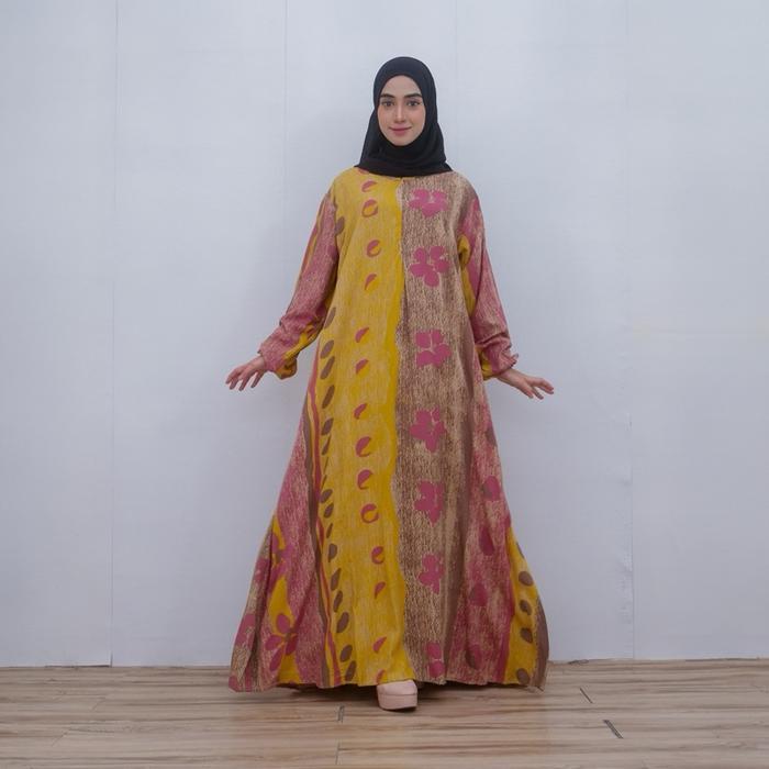 Abaya Gamis Basma Berna (Silver) By Ayunabella Jakarta