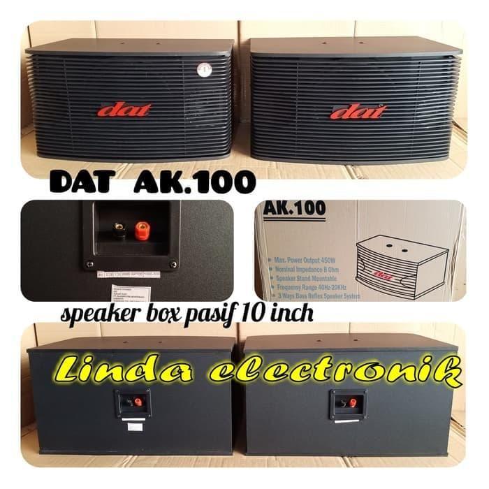 speaker pasif dat ak.100 10inch 2pcs DAT AK.100 ORYGINAL