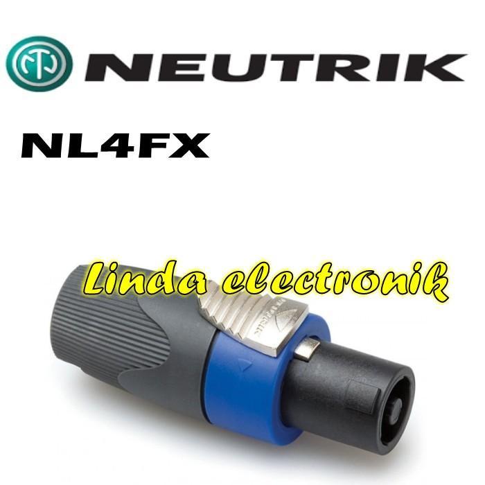 Jack Speakon Neutrik NL4FX original