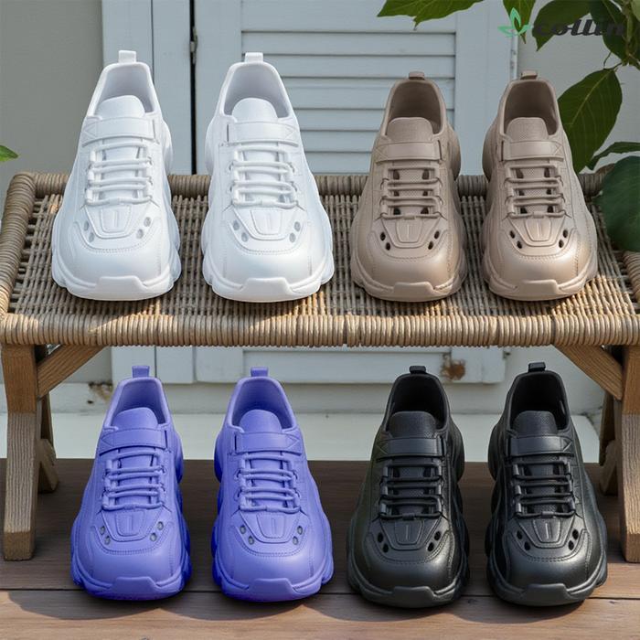 Homyped - KINBOS Sepatu Sandal Selop Anak Tanggung Unisex Runner Clog Karet EVA Kekinian Sporty