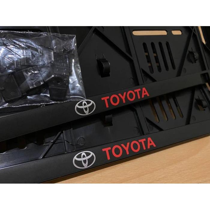 FRAME PLAT NOMOR MOBIL TOYOTA