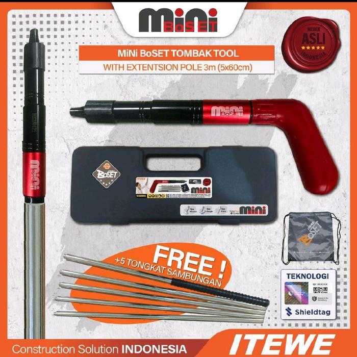 BoSET MiNi Tool - Alat Paku Tembak Beton Ramset Hardcase