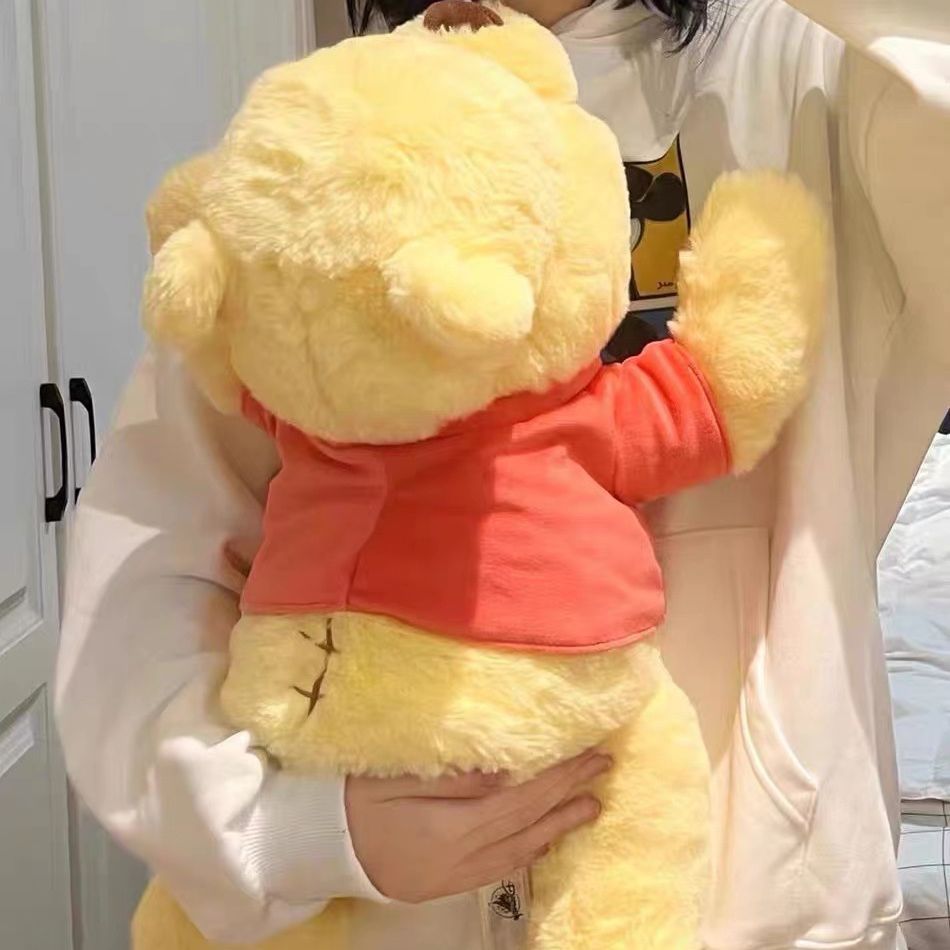 Disney Winnie Pooh Kawaii Pooh Bear Stuffed Plush Toy Doll Cartoon Sofa Cushion Pillow Peluches