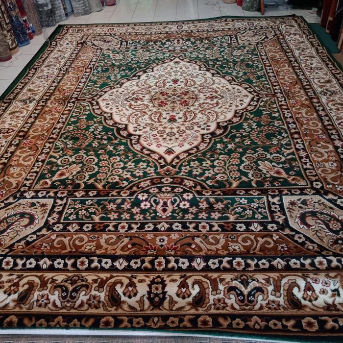SHIRAZ 300cm x 400cm Karpet Permadani Jumbo Motif Turki Klasik Tebal & Lembut - Dekorasi - SRZ 504