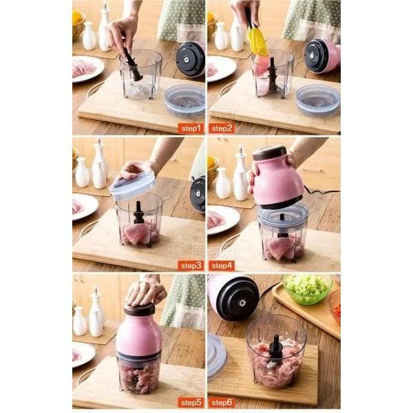"New" LE Blender Kapsul Electric 450 ML Blender MPASI Blender Chopper Jus Dan Penggiling Daging