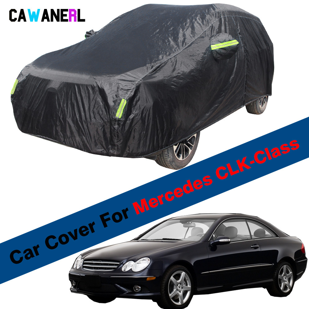 Full Car Cover Sun Shade Rain Snow Protection Waterproof Cover For Mercedes CLK Class CLK280 CLK320 