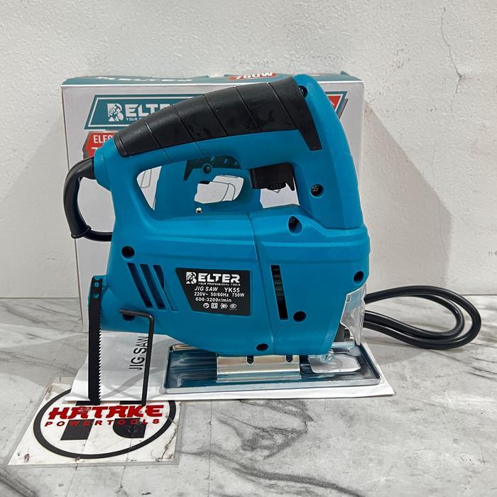 BELTER Jigsaw Mesin Gergaji Listrik Potong Kayu Variable Speed Gergaji Potong Kayu Triplek