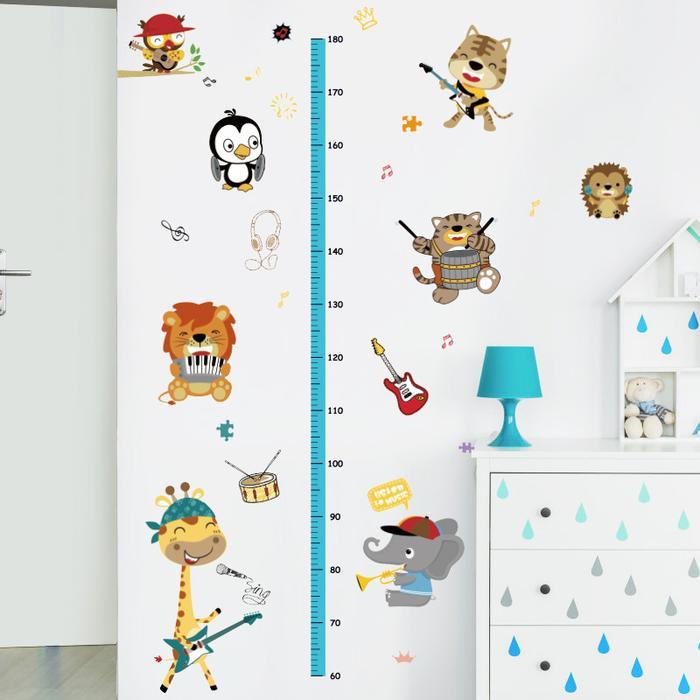 "New" WALLSTIKER / Stiker dinding pengukur tinggi badan anak