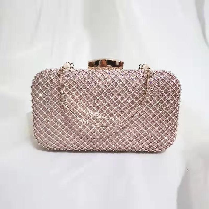 Thebags.Id - 3949 Tas Clutch Pesta Bag Kondangan Mewah Elegan Tas Wanita Impor