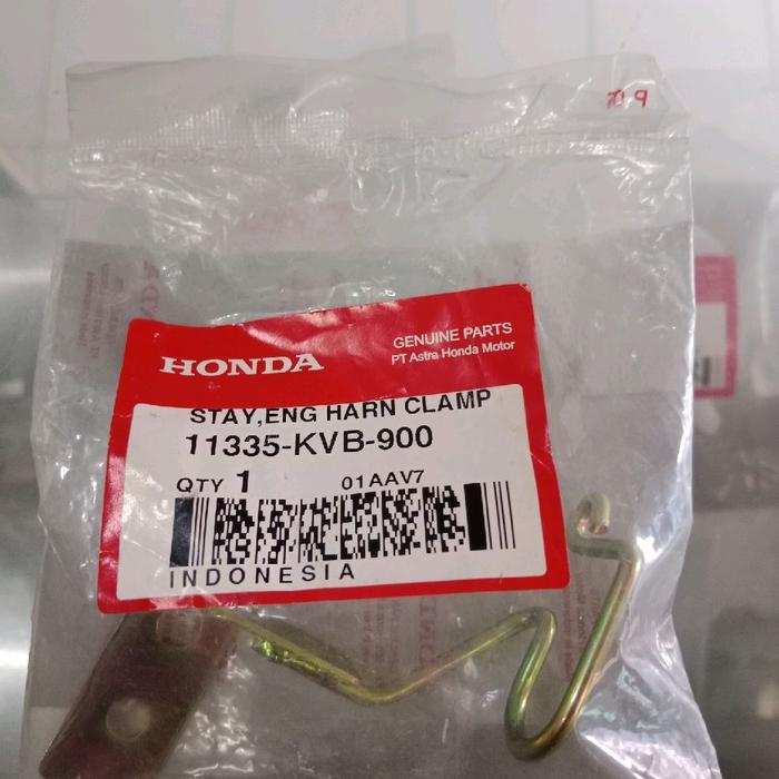 11335 Kvb 900 - Stay Engine Harness Clamp Honda Vario 110 Techno/Cbs Karburator Original Ahm Termura