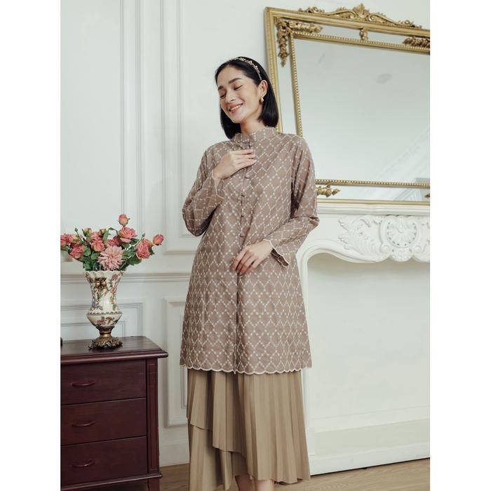 Mahara - Baju Lebaran - Kanaya - Tunik Full Bordir