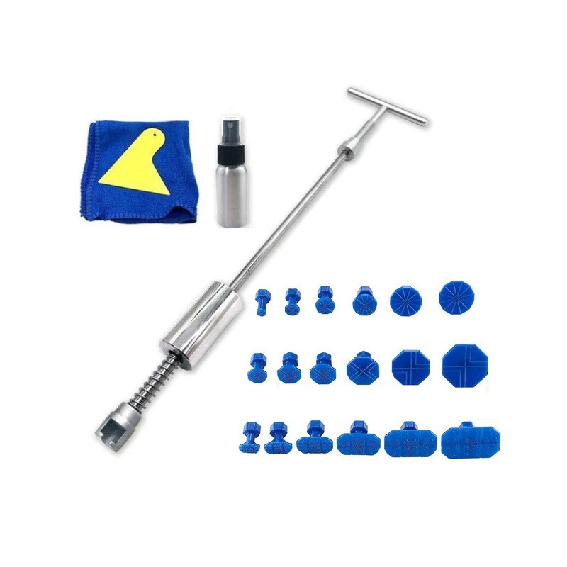 Puller Manual Rod Kit Car Dent Repair Tool Body Dent Puller Dent Repair Kit Sliding Suction Cup Hail