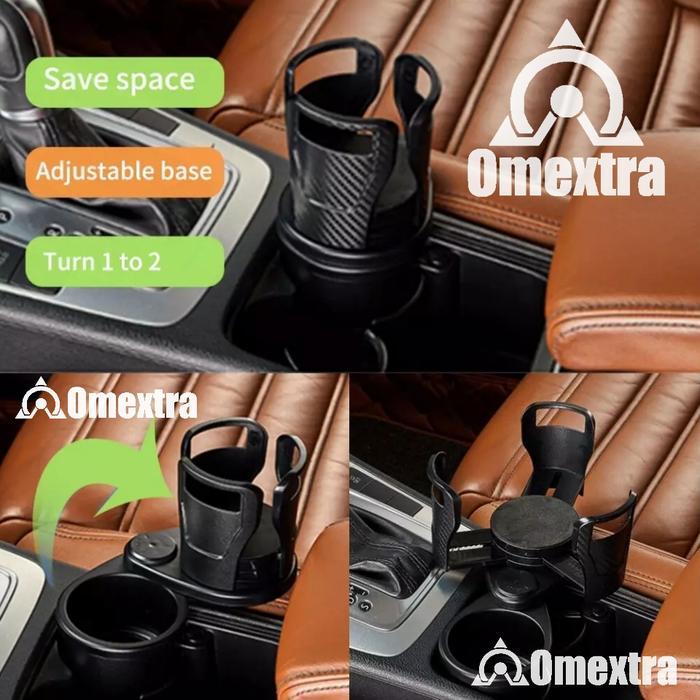 PREMIUM CUP HOLDER CAR CUP HOLDER EXTENDER OMEXTRA CUP HOLDER MOBIL TEMPAT GELAS BOTOL HP EXTRA