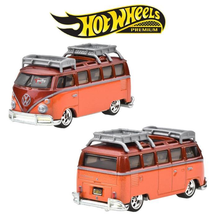 Hot Wheels Premium Boulevard Volkswagen Vw Samba Bus Coklat