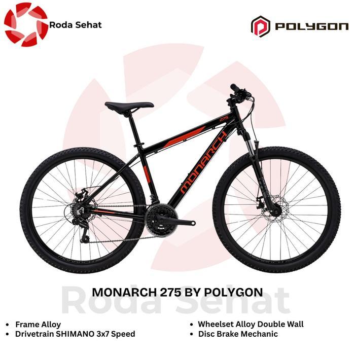 Sepeda Gunung Monarch 275 By Polygon - Black