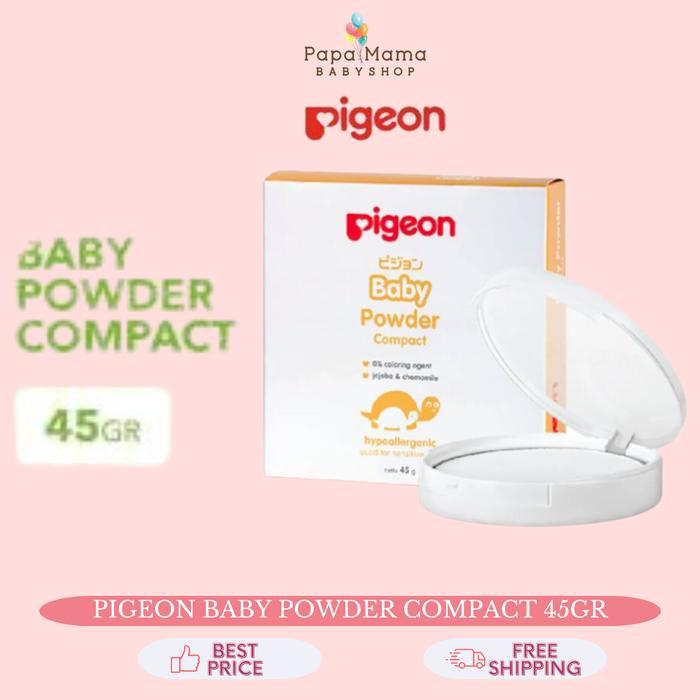 Pigeon Baby Compact Powder Bedak Bayi Padat Pigeon