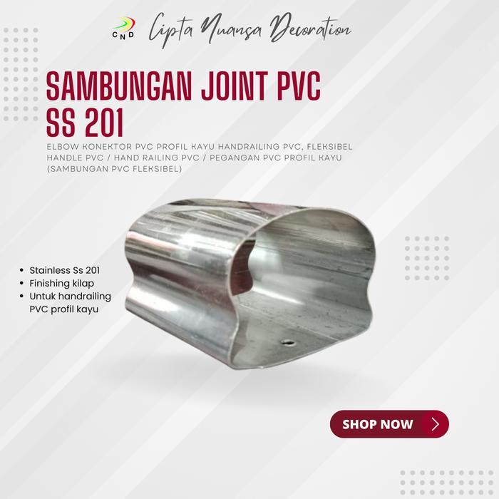 Sambungan Pvc Profil Kayu Railing Tangga Stainless