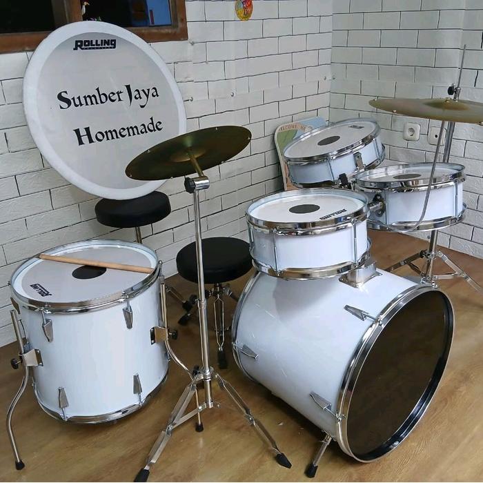 Premium Drum Anak Full Set Chroom/ Drum Mini Anak Lengkap Untuk Belajar Original