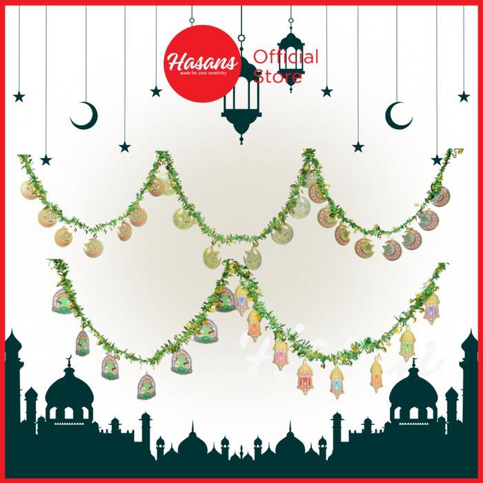 Slinger Tinse Dekorasi Ramadhan / Ornamen Hiasan Rumah Tema Ramadhan / Ornamen Dekorasi Lebaran /