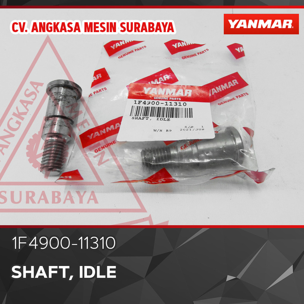 Spare Part Yanmar Agri HW 100% Original Yanmar| 1F4900-11310 |SHAFT, IDLE