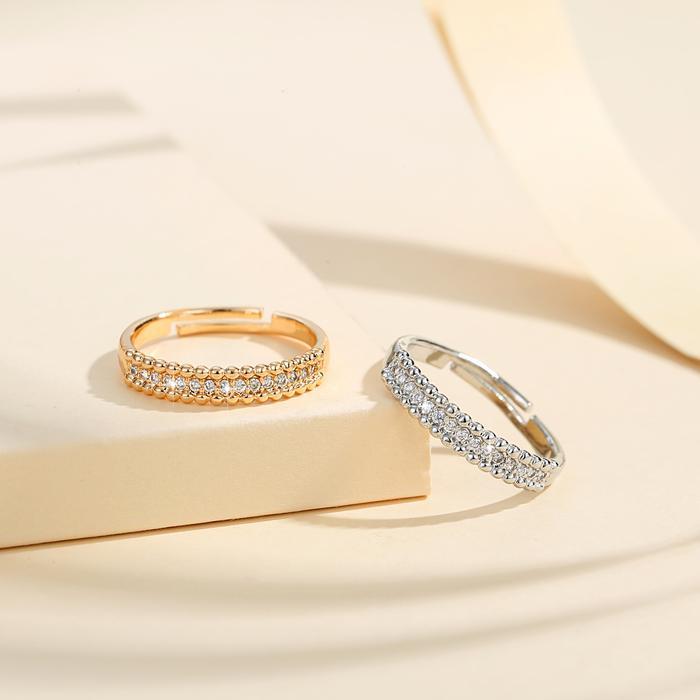 LM281 Cincin Aesthetic Titanium Gaya Korea Aksesoris Wanita Cincin Rings