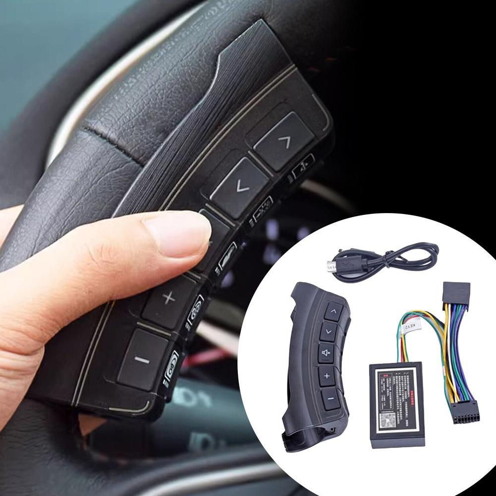 For Android DVD GPS Multi-Function Buttons Universal Car Wireless Steering Wheel Button Remote