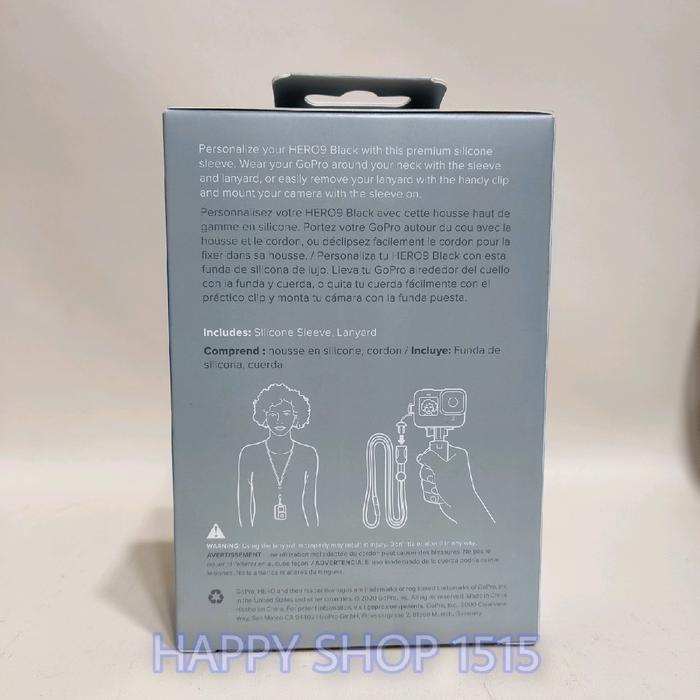 Gopro Sleeve + Lanyard Original For Hero 11 Black, Hero 10, Hero 9 ( Hero11, Hero10, Hero9 )