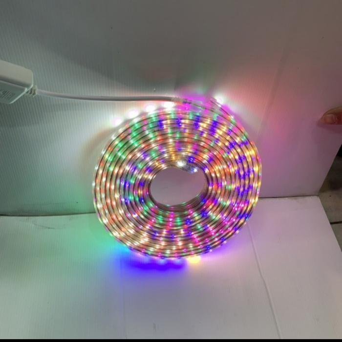 lampu selang rgb led strip 5050warna warni 10m