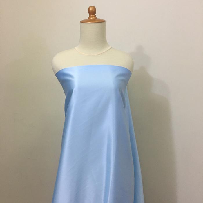 Kain Satin Velvet Premium Cavali Warna Baby Blue