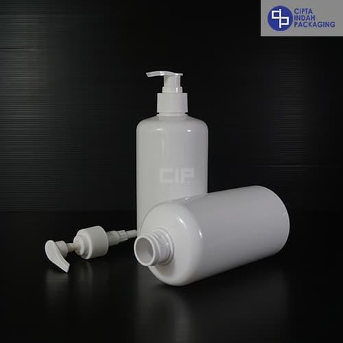BOTOL PUMP 500 ML PUTIH / BOTOL LOTION 500 ML