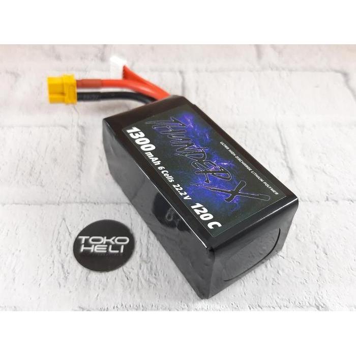 Thunderx Graphene 120C 1300Mah 22.2V 6S Lipo Battery Xt60