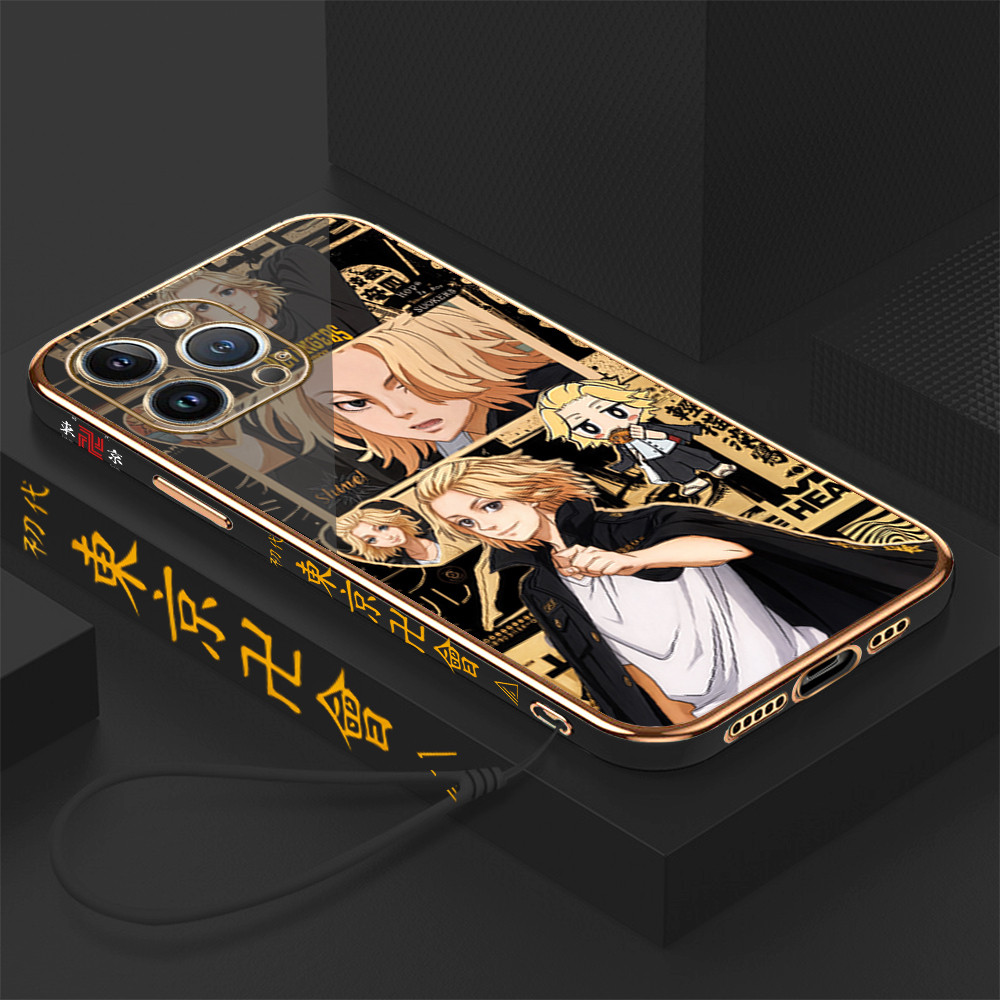 [Pengiriman lokal] Infinix ITEL P65 S23 RS4 A50 A70 A80  Casing HP Tokyo Revengers Mikey  Anti Pecah