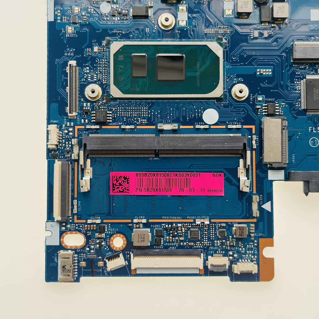 LA-H103P For Lenovo Ideapad S340-14IIL S340-15IIL Laptop Motherboard With Core i3 i5 i7-10th CPU