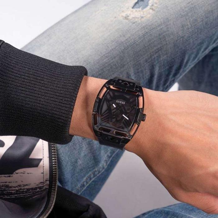 Sedia GUESS Watches GW0500G2 Original LEGEND Jam Tangan Pria Analog Black