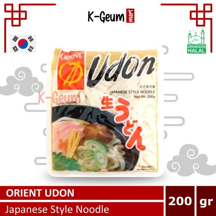 "New" Mie Orient Udon Korea Halal Mie Udon Basah Khas Korea 200 Gr