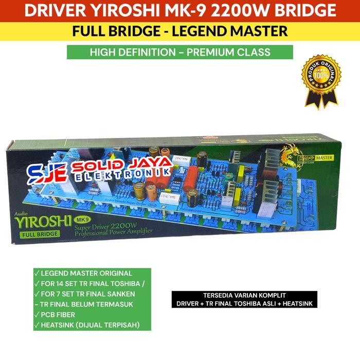 KIT POWER YIROSHI MK-9 MK9 SUPER DRIVER 2200W