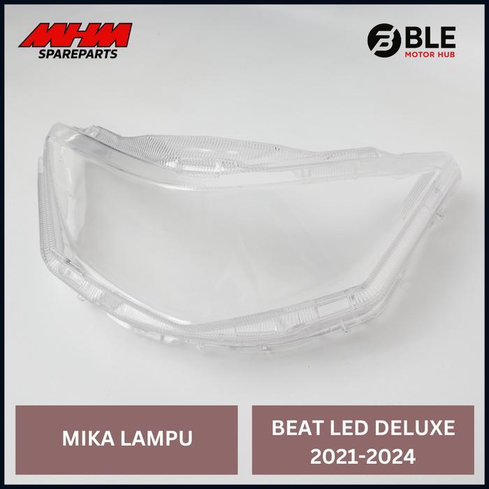 Mhm Mika Kaca Reflektor Beat Led Deluxe Generasi 1 2021-2024 Ble Motor Hub Best Seller
