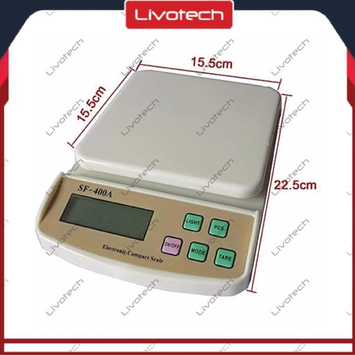 LIVO Timbangan Dapur Digital 10Kg SF-400A Kitchen Scale SF-400 A / SF400A Kitchenware
