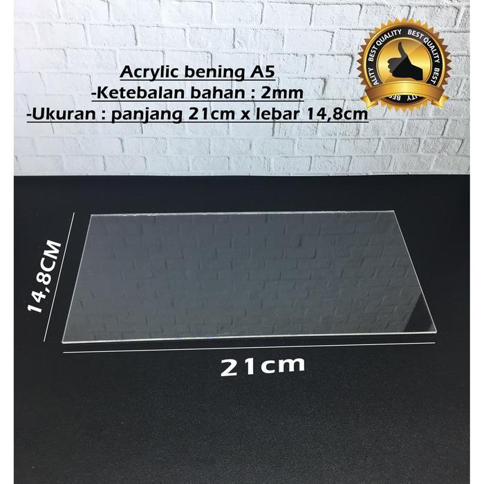 ACRYLIC / AKRILIK POSTER / MIKA / ACRYLIC A5 / AKRILIK LEMBARAN / KACA
