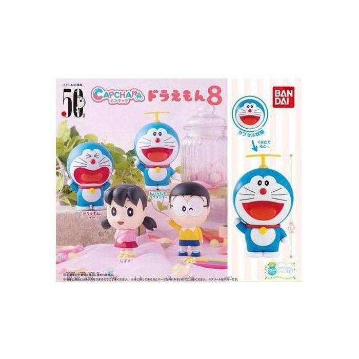 Gacha Gashapon Doraemon Capchara 8 Bandai (1 Set of 4 Pcs) Toy