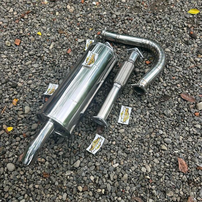 Knalpot Truk Canter 125Ps Bahan Full Stenlis