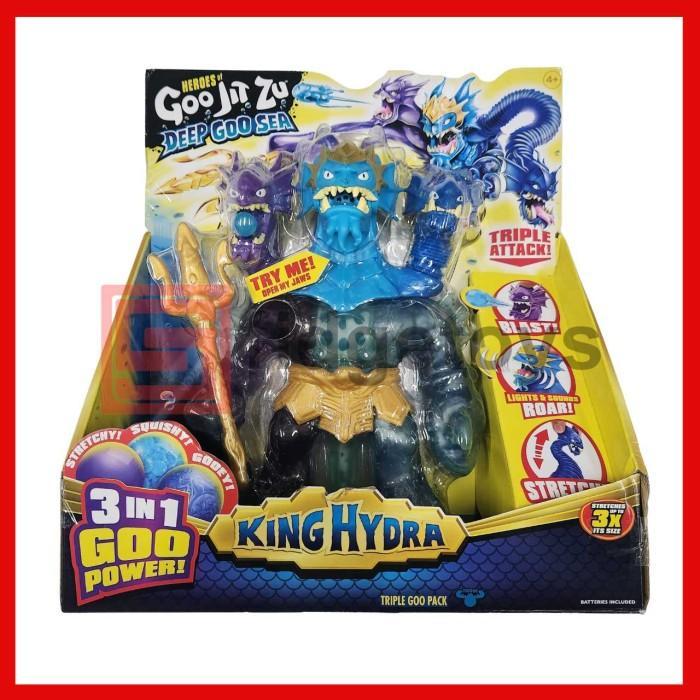 Ready Heroes of Goo Jit Zu Deep Goo Sea King Hydra with Triple Attack 3 in 1