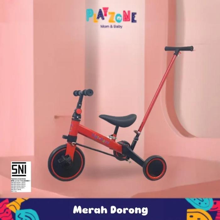 Sepeda Anak Roda 3 Sepeda Mini 3In1 Taxi Balance Bike Push Bike Sepeda