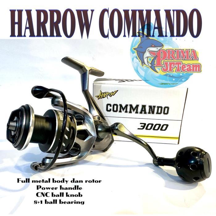 REEL HARROW COMMANDO BLACK STEEL METAL BODY