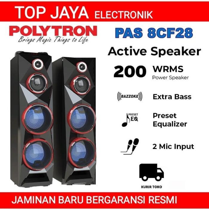 SPEAKER AKTIF POLYTRON PAS 8CF28/SALON AKTIF POLYTRON PAS 8CF28 - DUS Bawaan Pabrik